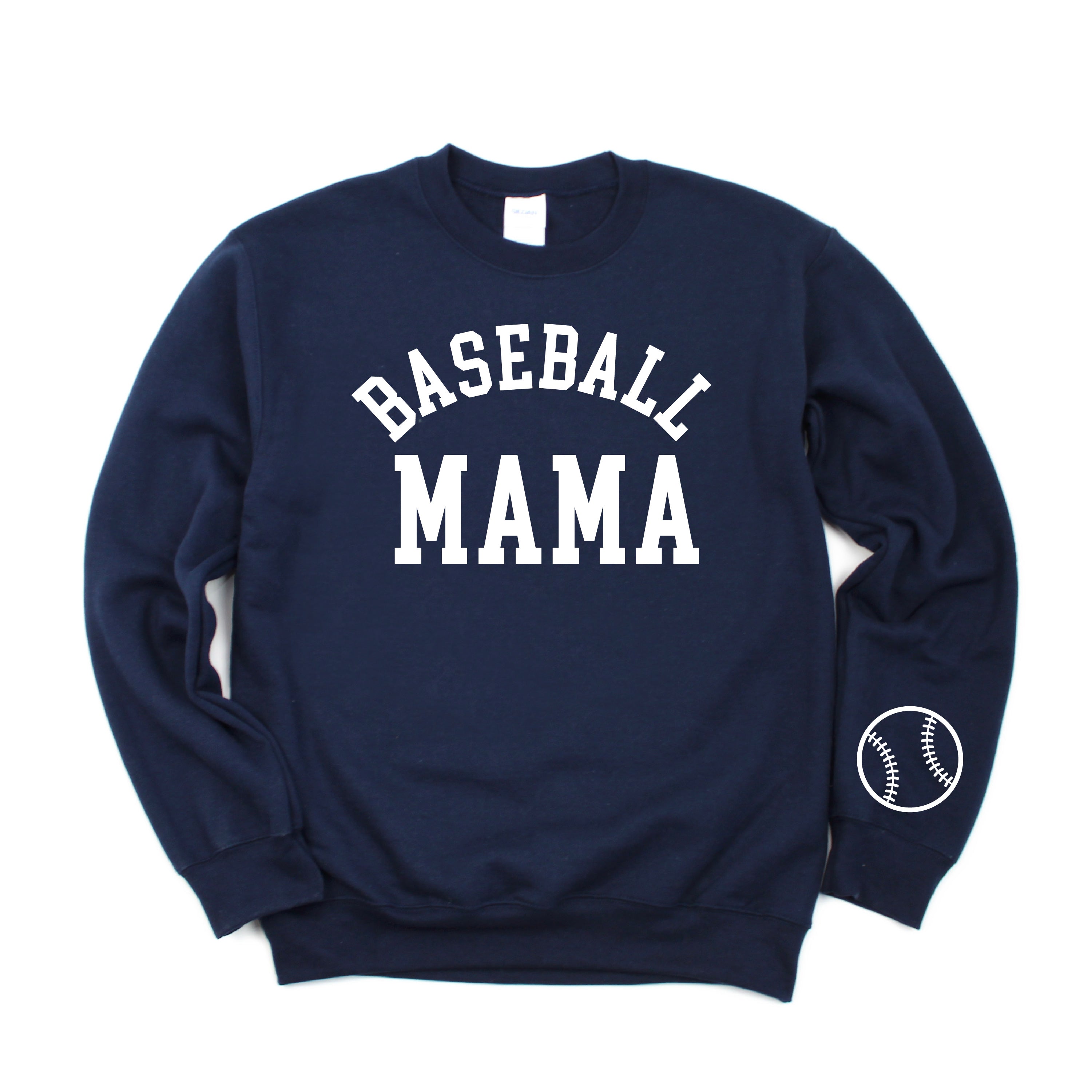 Baseball Mama (wd) - BASIC Fleece Little Mama Shirt Shop LLC