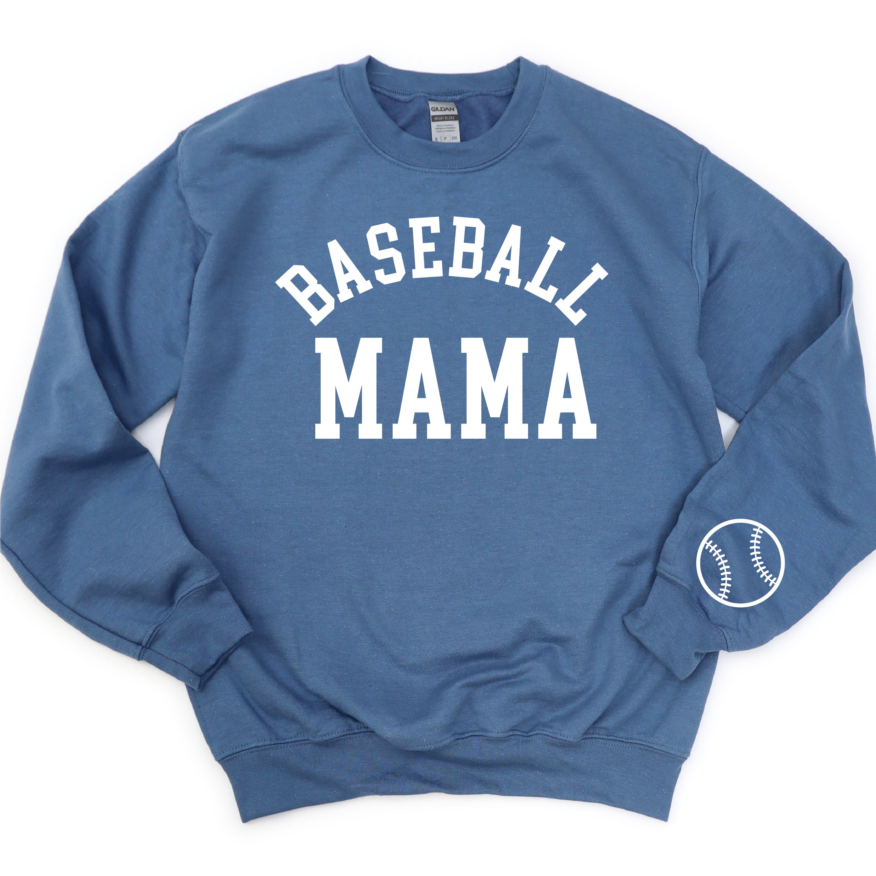 Baseball Mama (wd) - BASIC Fleece Little Mama Shirt Shop LLC
