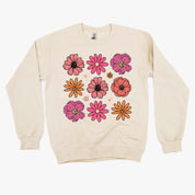 3x3 Spring Flowers - BASIC Fleece