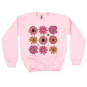 3x3 Spring Flowers - BASIC Fleece