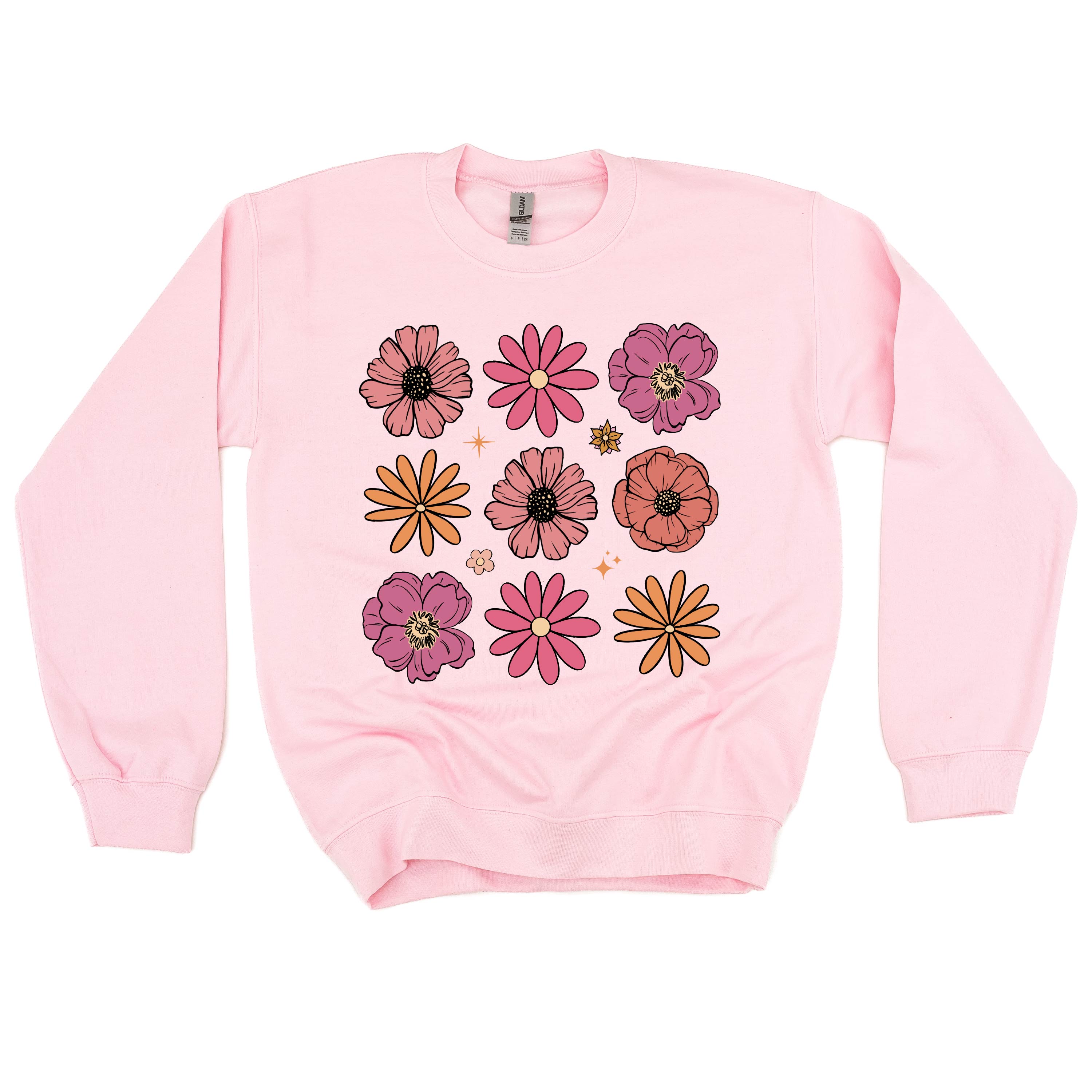 3x3 Spring Flowers - BASIC Fleece