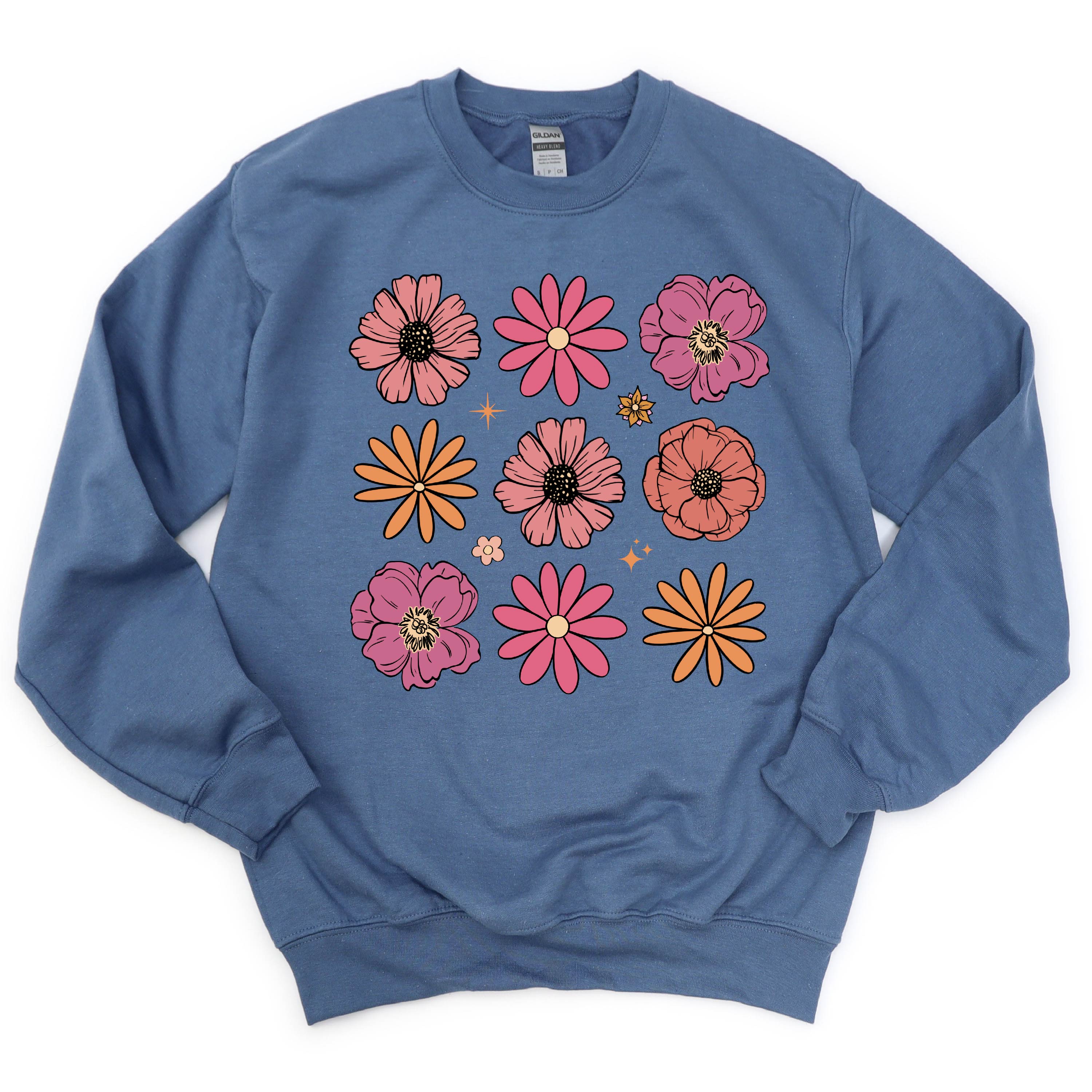3x3 Spring Flowers - BASIC Fleece
