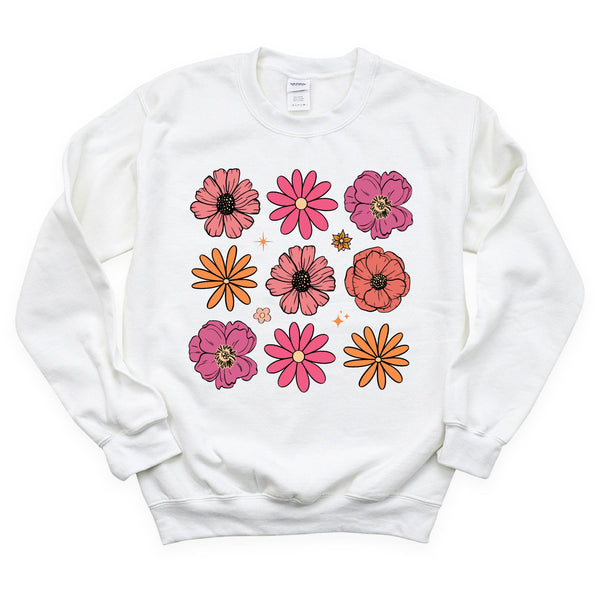 basic_fleece_3x3_Spring_flowers_little_mama_shirt_shop
