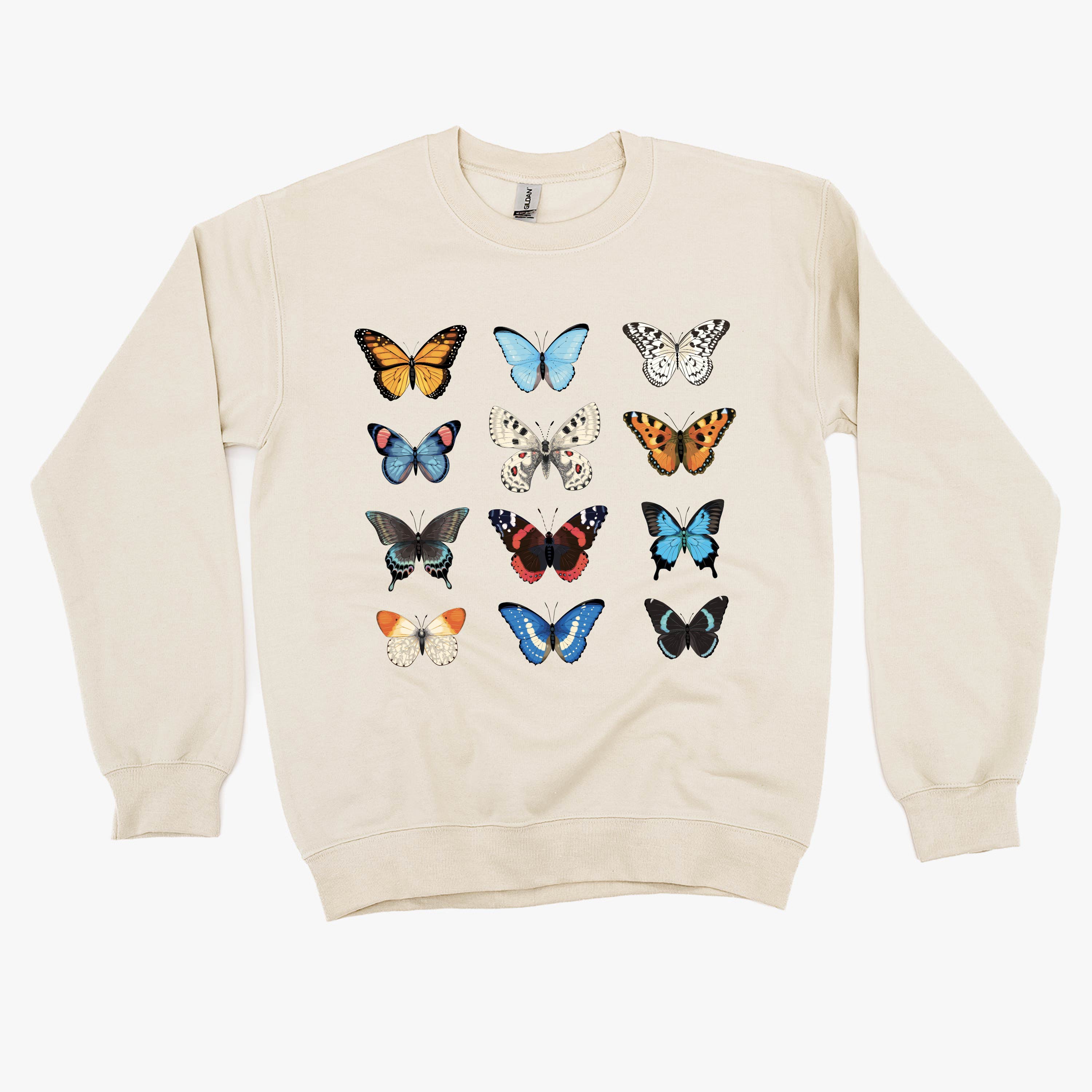 3x4 Butterfly Chart - BASIC Fleece Little Mama Shirt Shop LLC