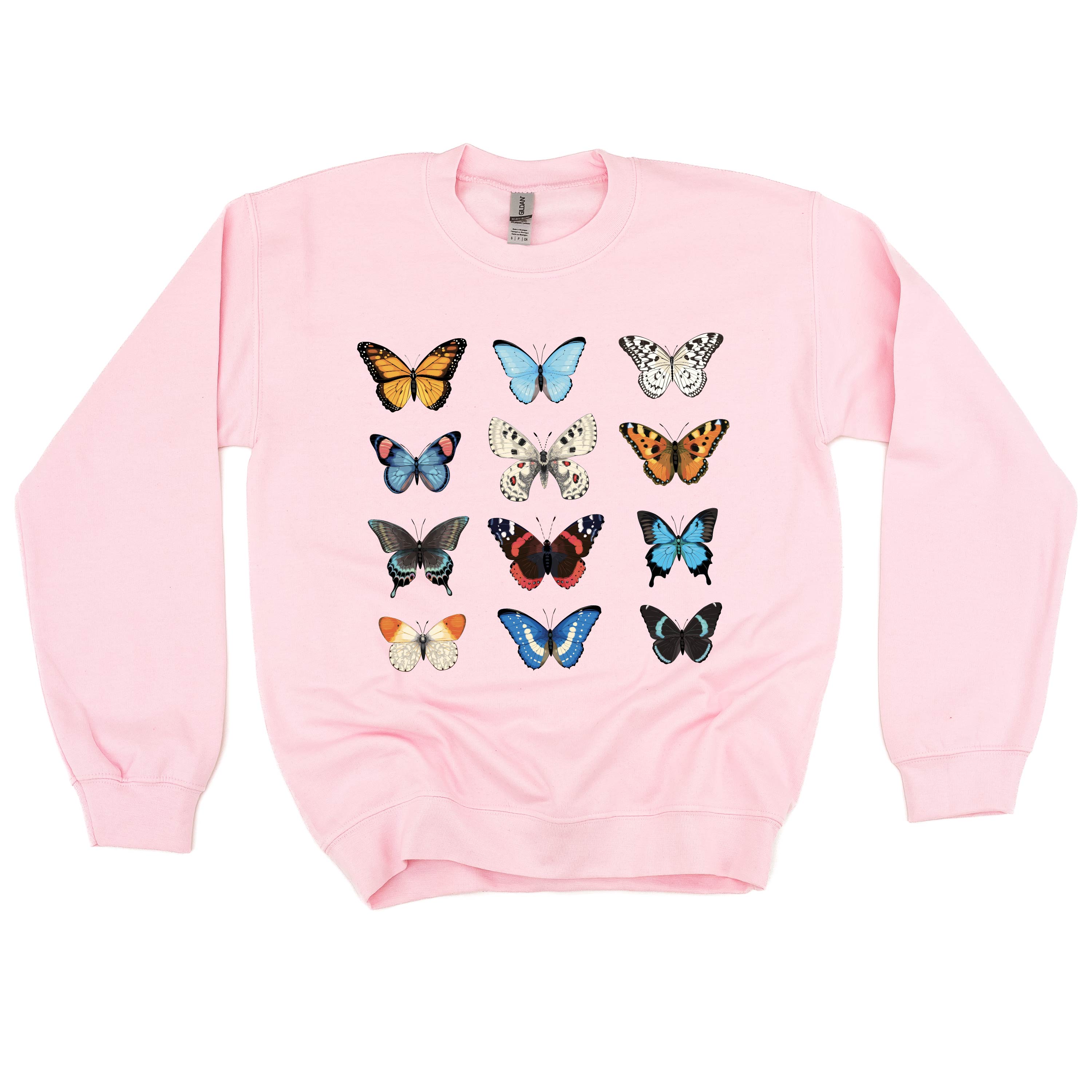3x4 Butterfly Chart - BASIC Fleece Little Mama Shirt Shop LLC