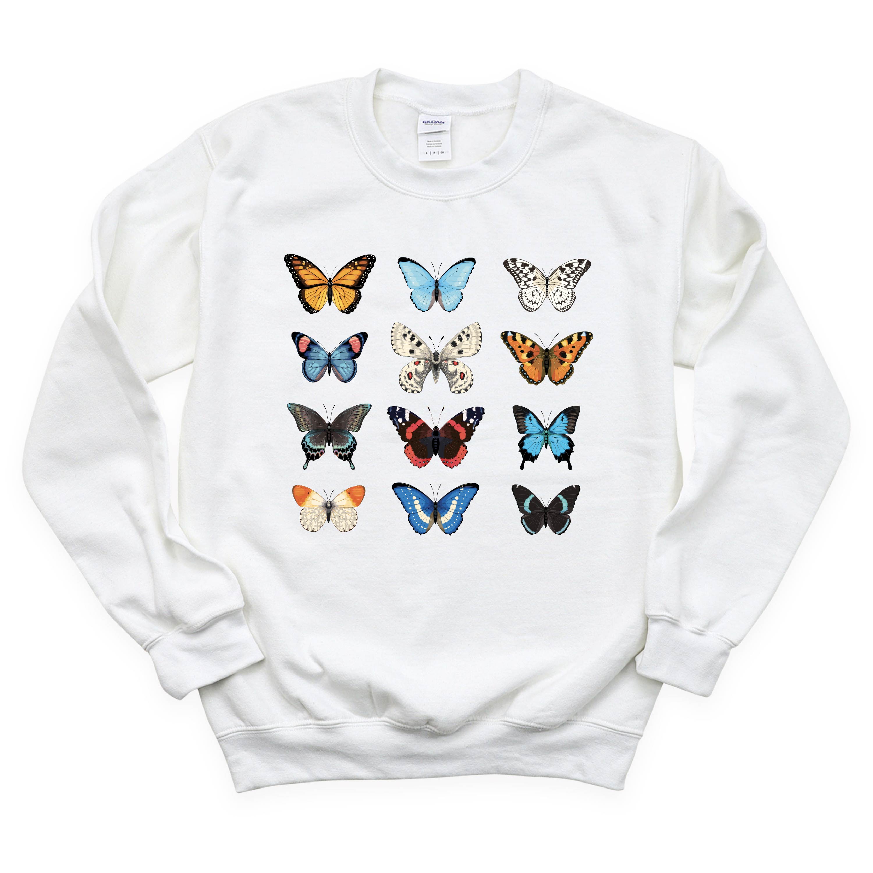 3x4 Butterfly Chart - BASIC Fleece Little Mama Shirt Shop LLC