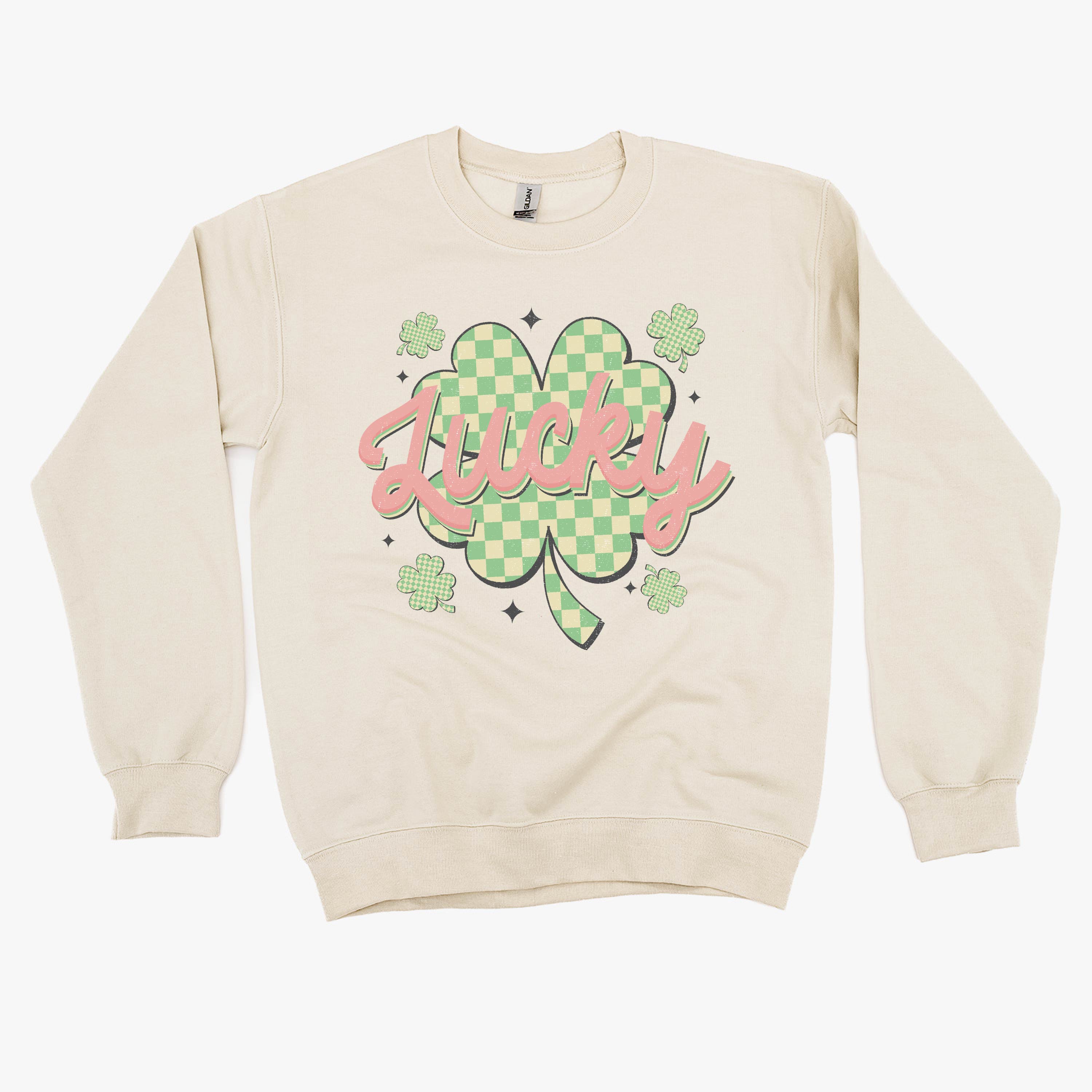 basic_fleece_checkered_shamrock_little_mama_shirt_shop
