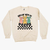 basic_fleece_chillin_with_my_peeps_little_mama_shirt_shop