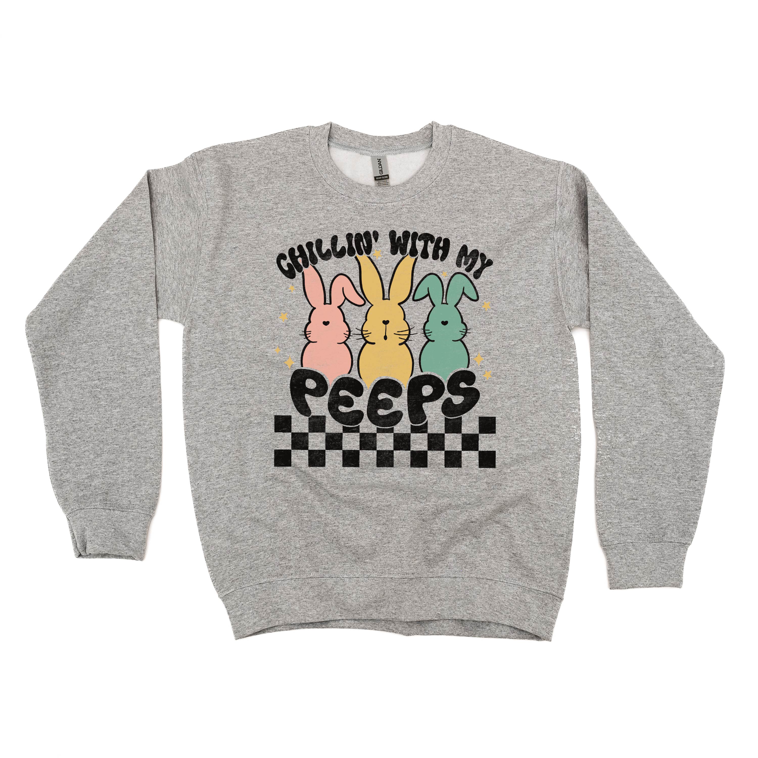Chillin' With My Peeps - BASIC Fleece Little Mama Shirt Shop LLC