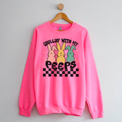 Chillin' With My Peeps - BASIC Fleece Little Mama Shirt Shop LLC