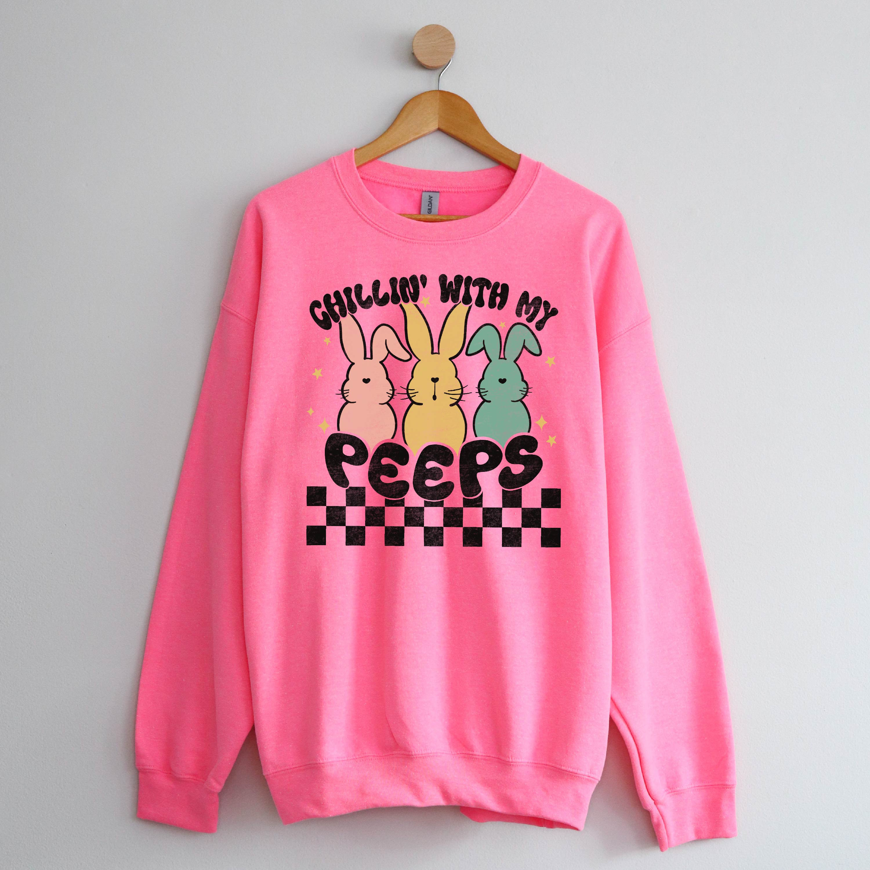 Chillin' With My Peeps - BASIC Fleece Little Mama Shirt Shop LLC