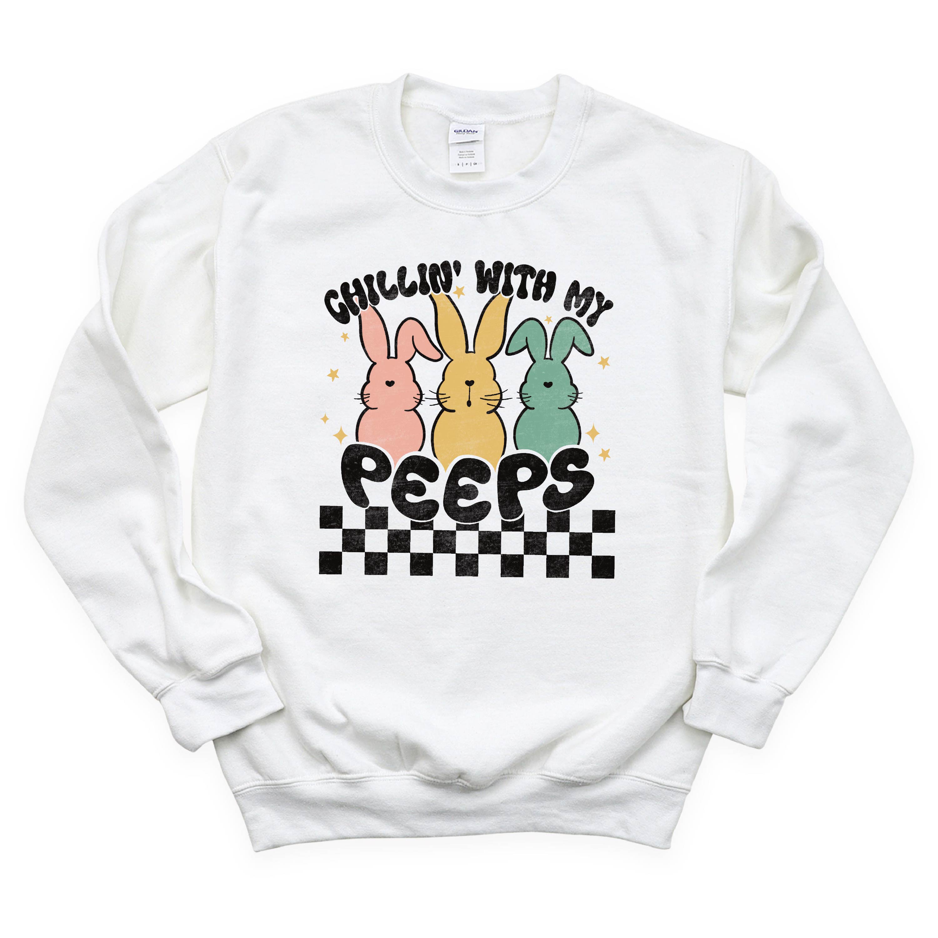 Chillin' With My Peeps - BASIC Fleece Little Mama Shirt Shop LLC