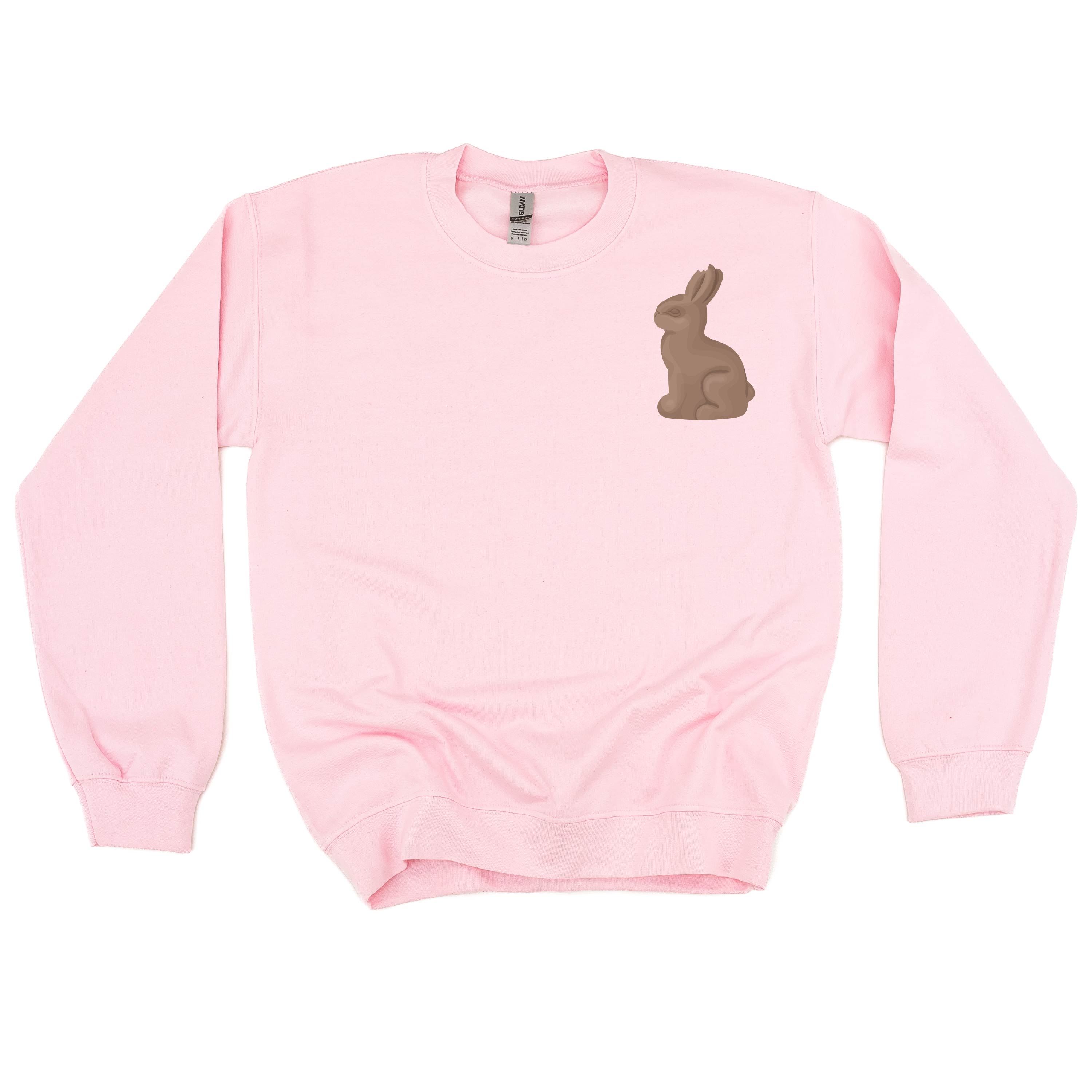 Chocolate Bunny (pocket) - BASIC Fleece Little Mama Shirt Shop LLC