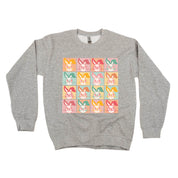 Clever Pastel Bunnies - BASIC Fleece Little Mama Shirt Shop LLC