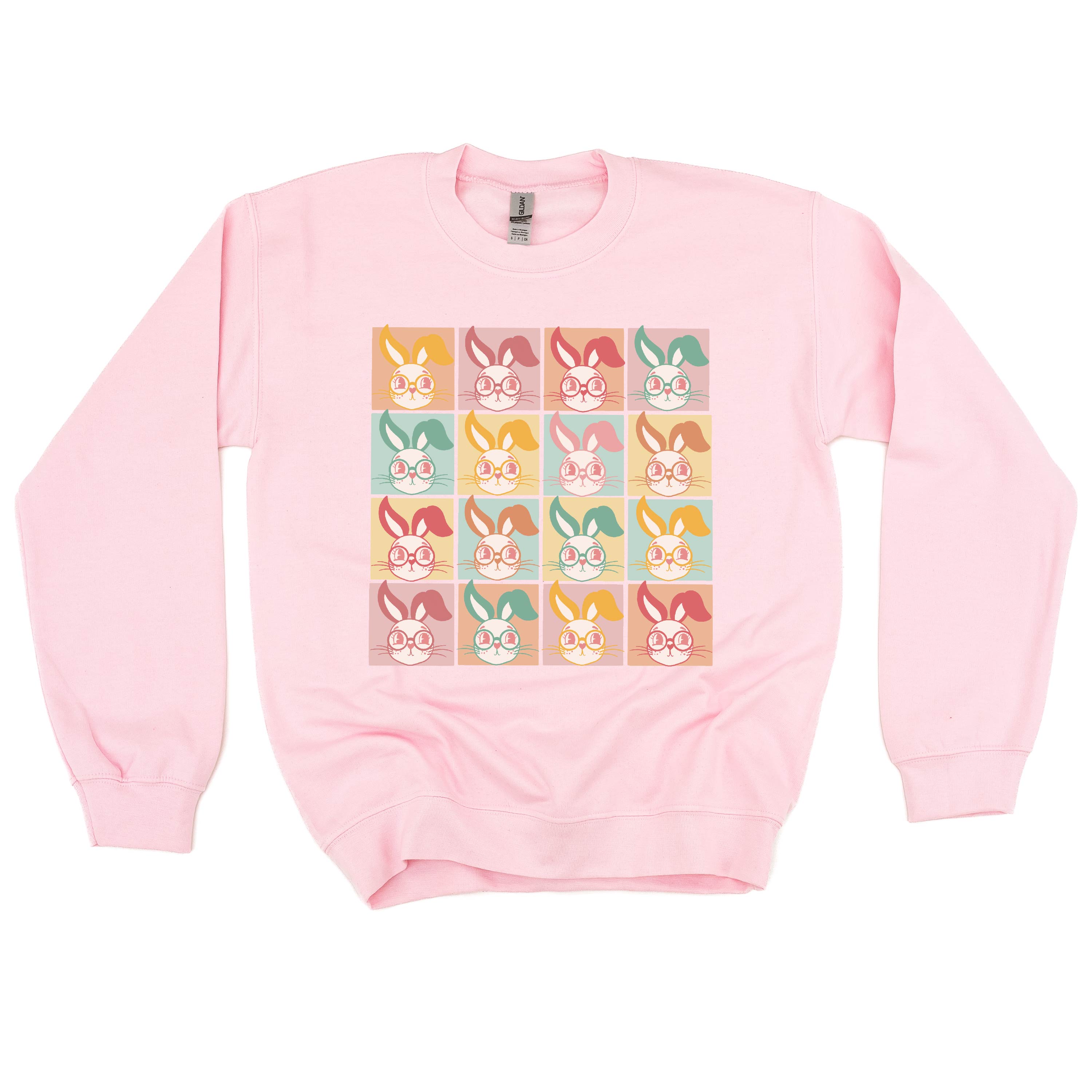 Clever Pastel Bunnies - BASIC Fleece Little Mama Shirt Shop LLC