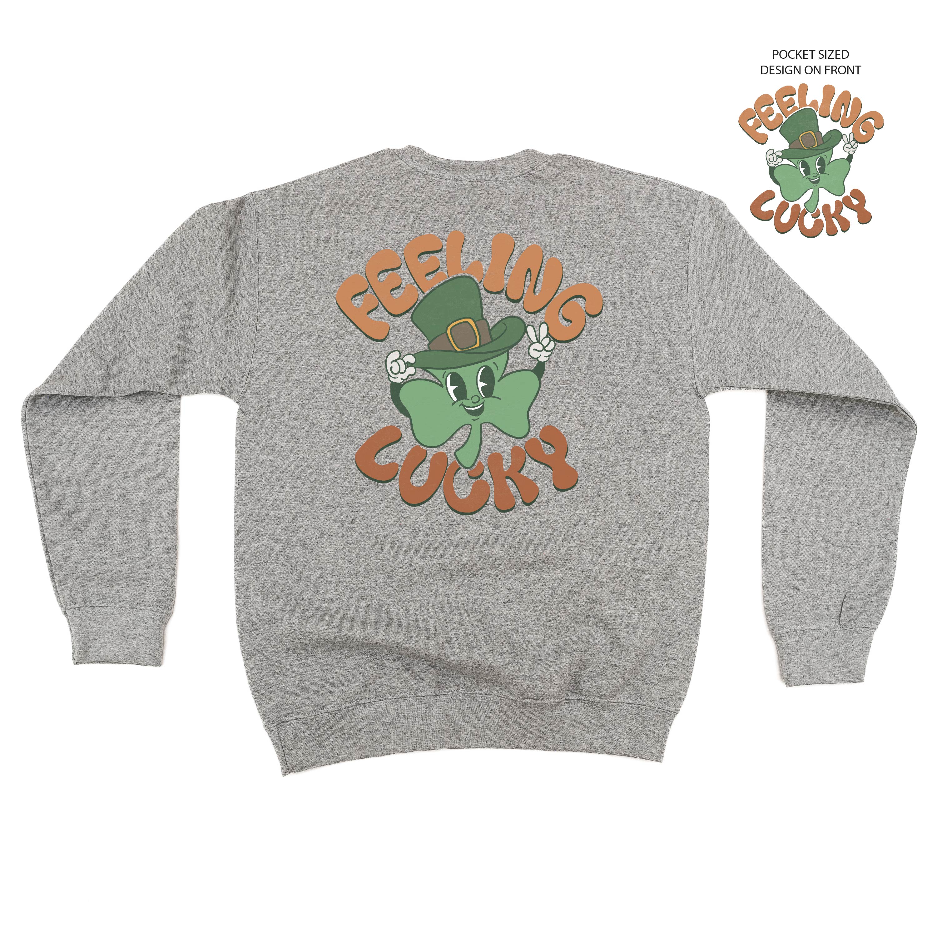 Feeling Lucky (pf&b) - BASIC Fleece Little Mama Shirt Shop LLC