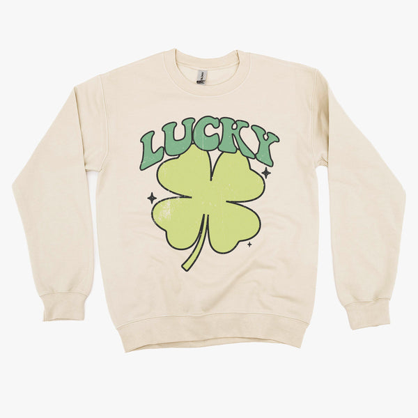 basic_fleece_green_oversized_lucky_shamrock_little_mama_shirt_shop