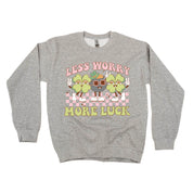 Less Worry More Luck - BASIC Fleece Little Mama Shirt Shop LLC