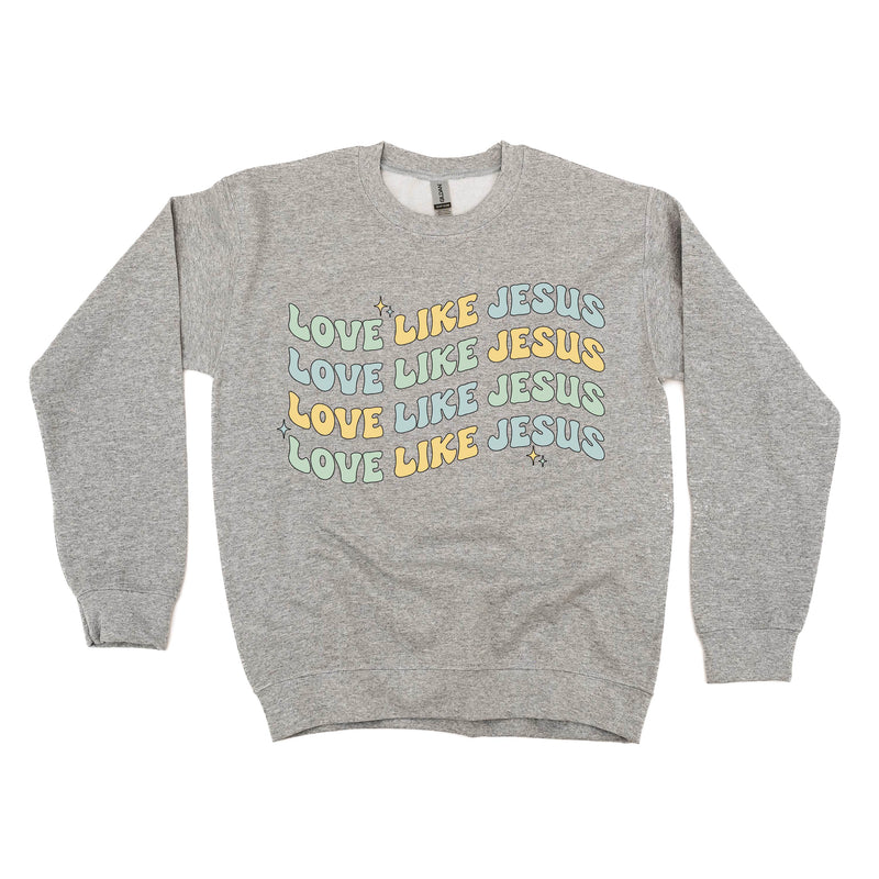 Love Like Jesus - BOY Version - BASIC FLEECE CREWNECK