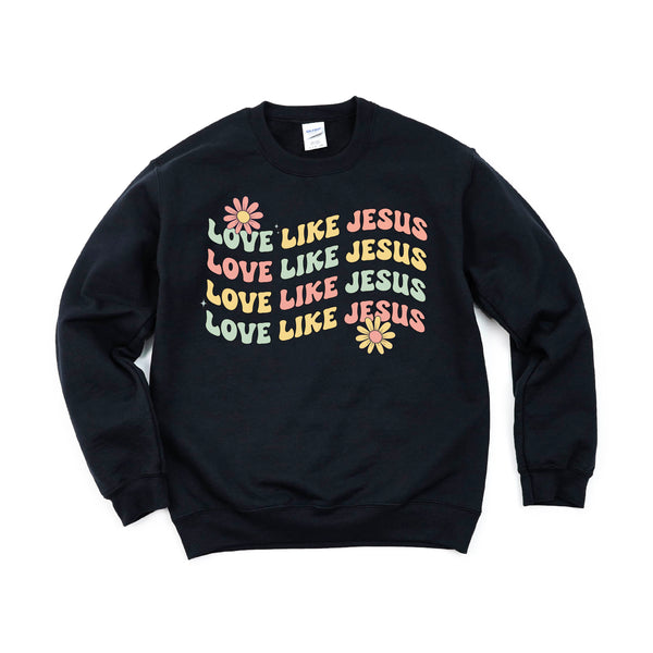 Love Like Jesus - GIRL Version - BASIC FLEECE CREWNECK
