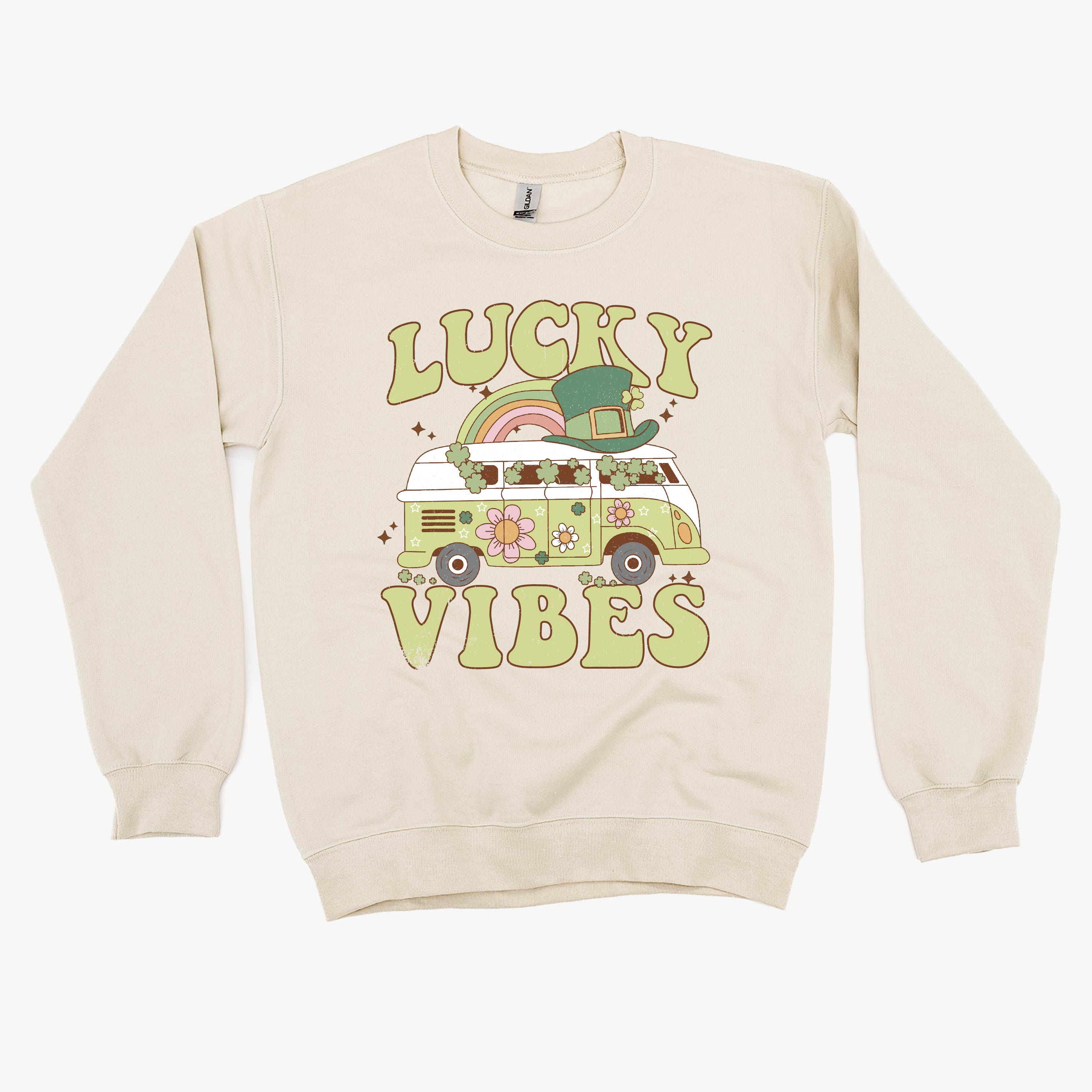 Lucky Vibes - BASIC Fleece Little Mama Shirt Shop LLC
