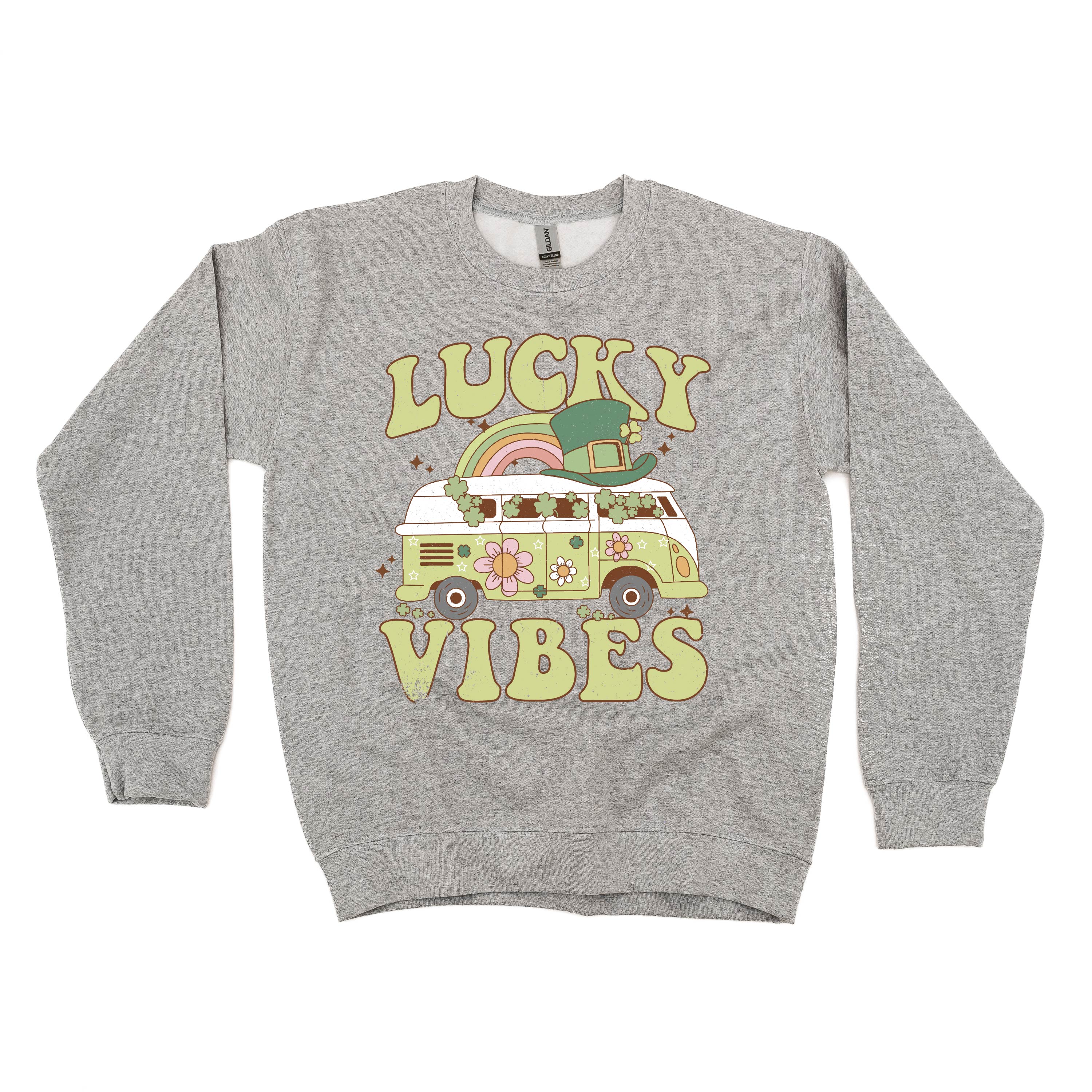 Lucky Vibes - BASIC Fleece Little Mama Shirt Shop LLC