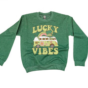 Lucky Vibes - BASIC Fleece Little Mama Shirt Shop LLC