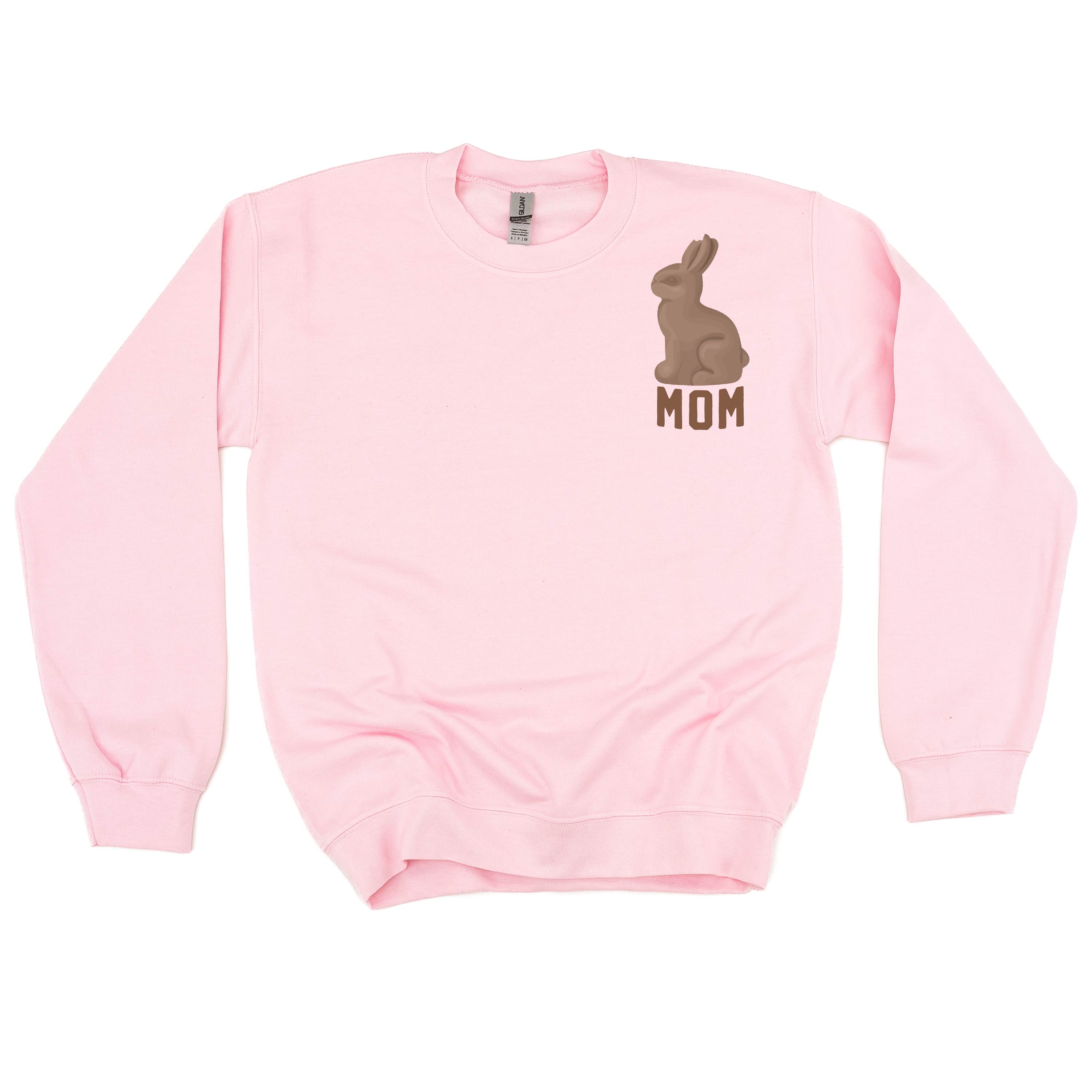 basic_fleece_mom_chocolate_bunny_pocket_little_mama_shirt_shop