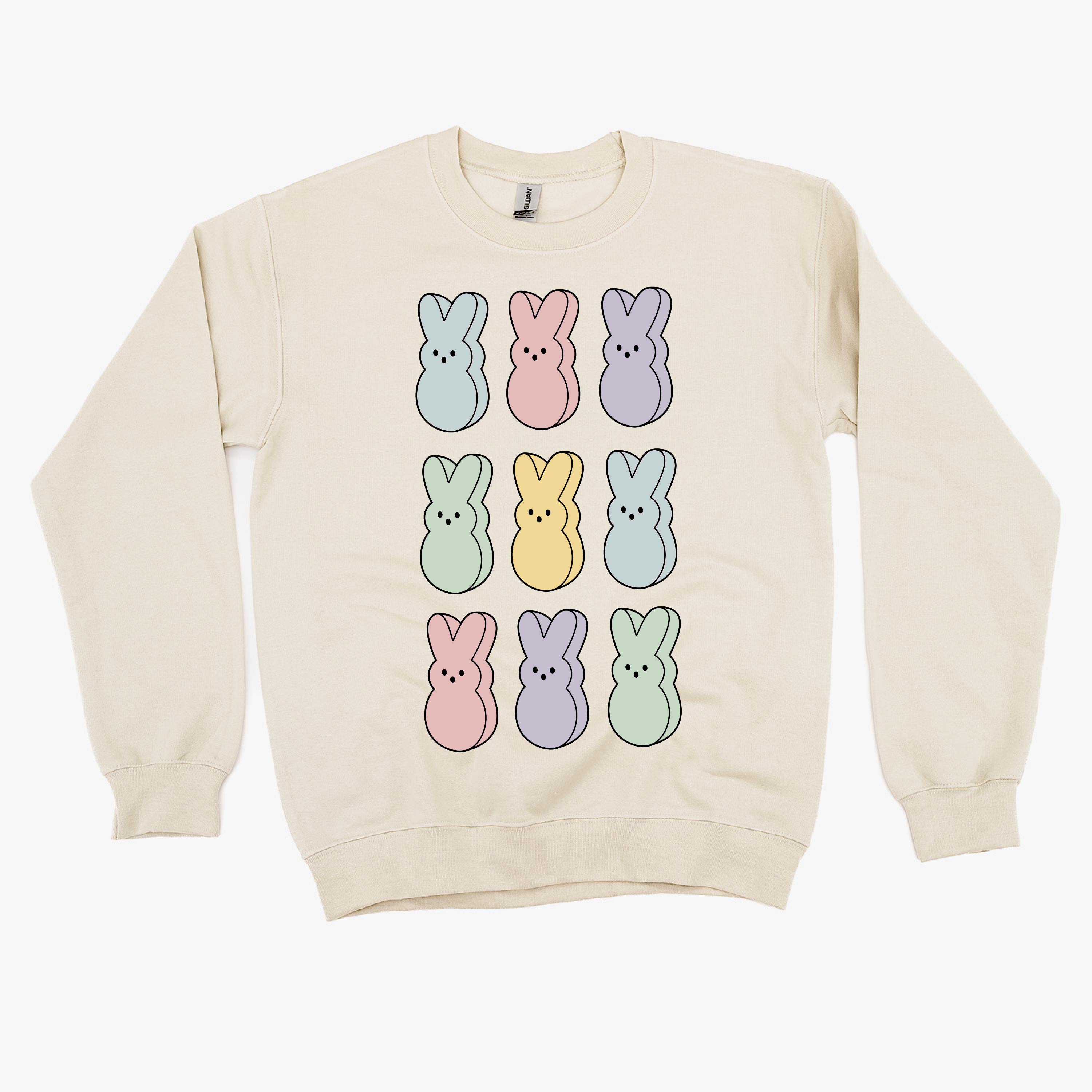 Pastel Peeps - 3x3 - BASIC Fleece Little Mama Shirt Shop LLC
