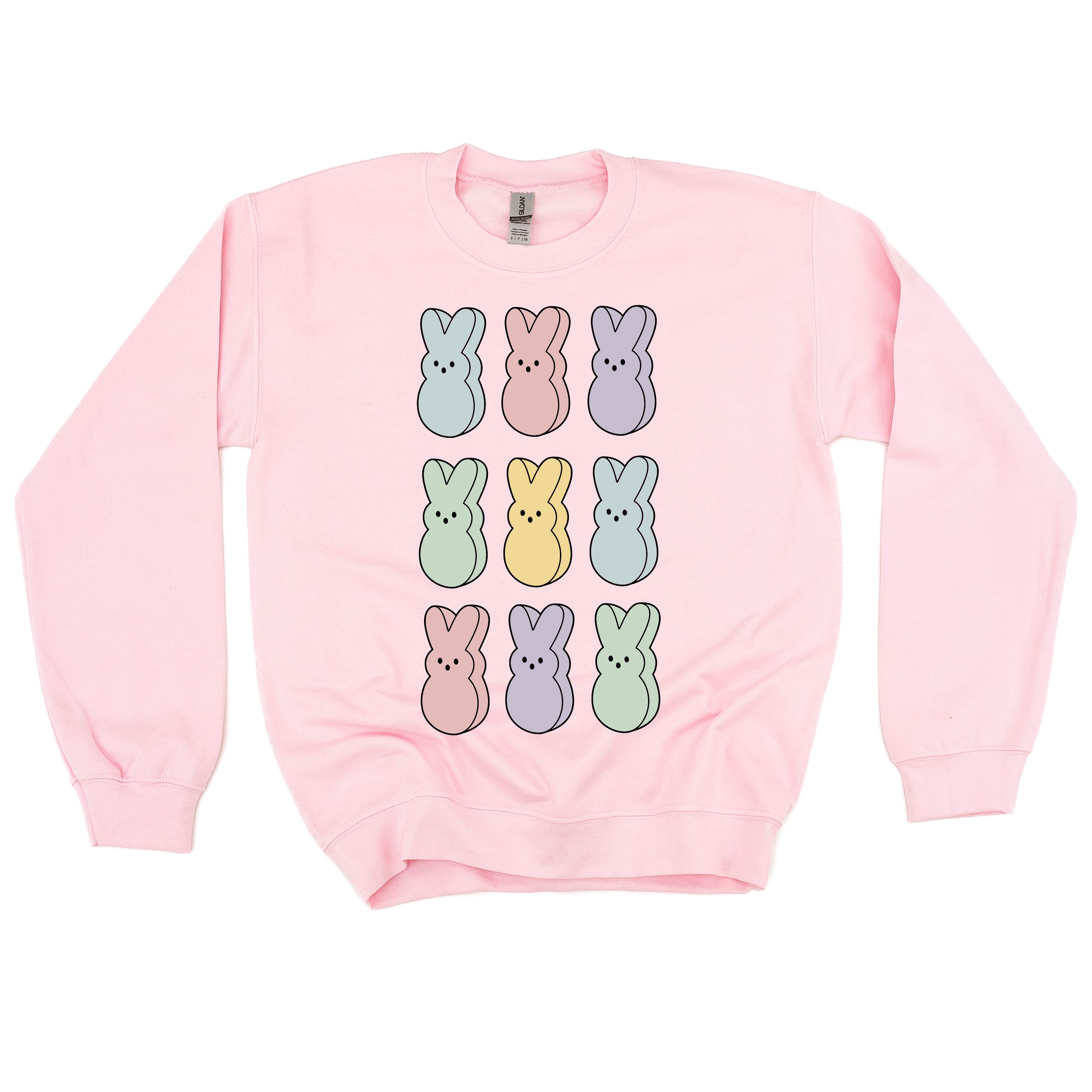 Pastel Peeps - 3x3 - BASIC Fleece Little Mama Shirt Shop LLC