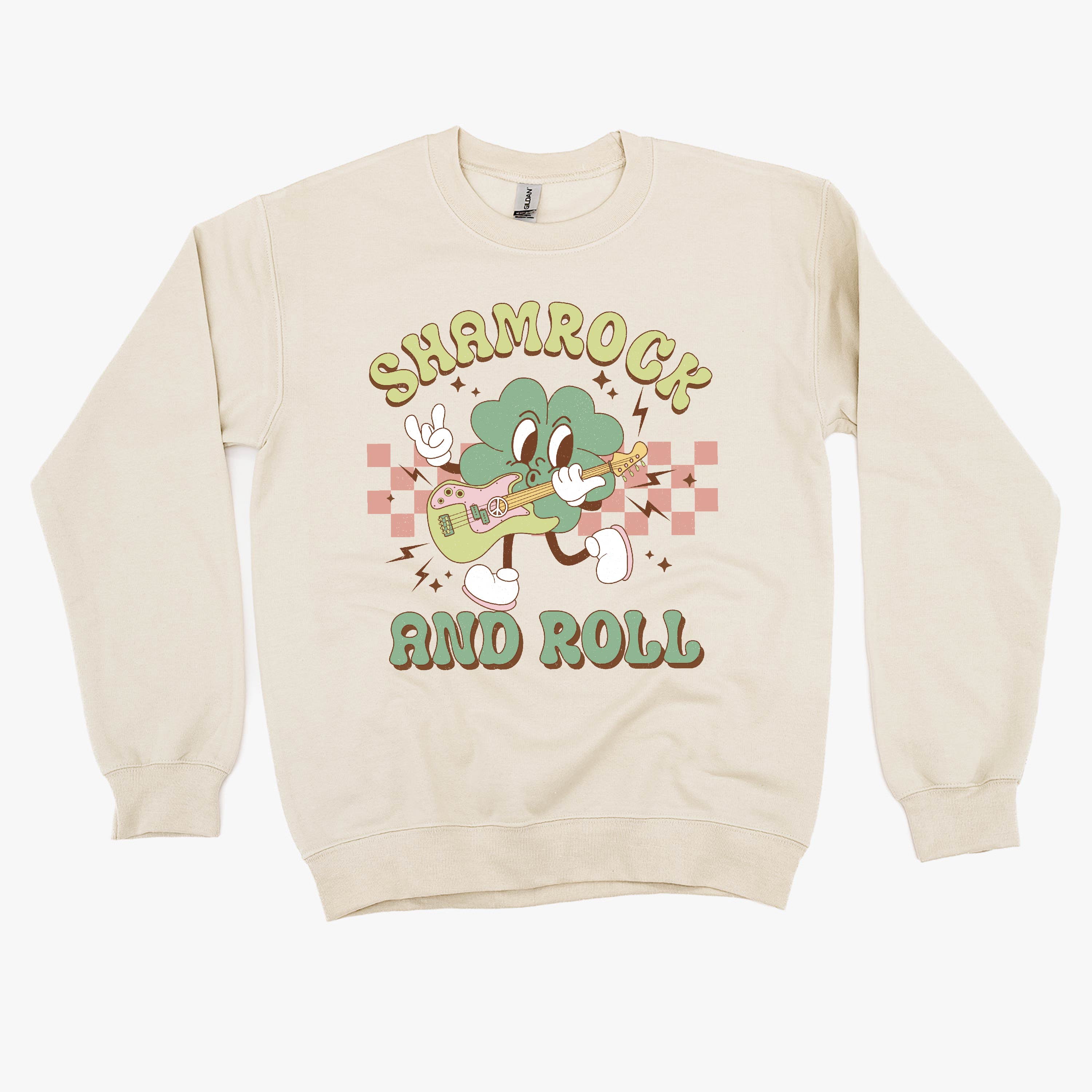basic_fleece_rock_and_roll_shamrock_little_mama_shirt_shop