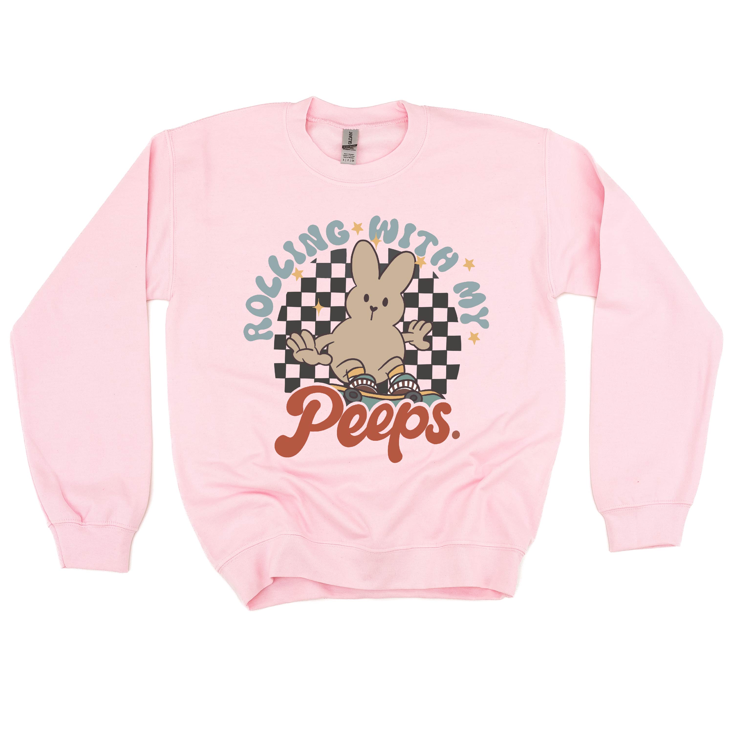 Rolling With My Peeps - BASIC Fleece Little Mama Shirt Shop LLC