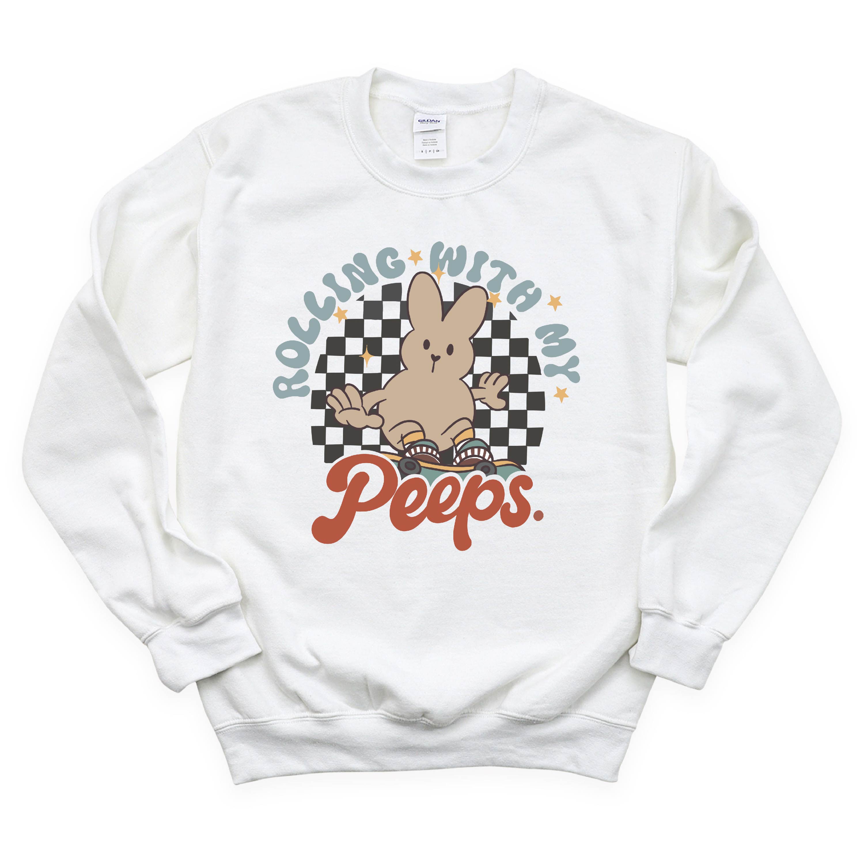 Rolling With My Peeps - BASIC Fleece Little Mama Shirt Shop LLC