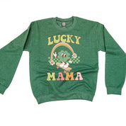 Skateboard - Lucky Mama - BASIC Fleece Little Mama Shirt Shop LLC