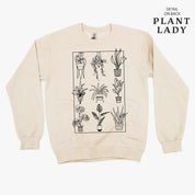 Plant Lady w/ Back Detail - BASIC FLEECE CREWNECK
