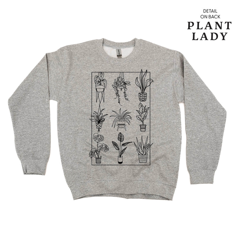 Plant Lady w/ Back Detail - BASIC FLEECE CREWNECK