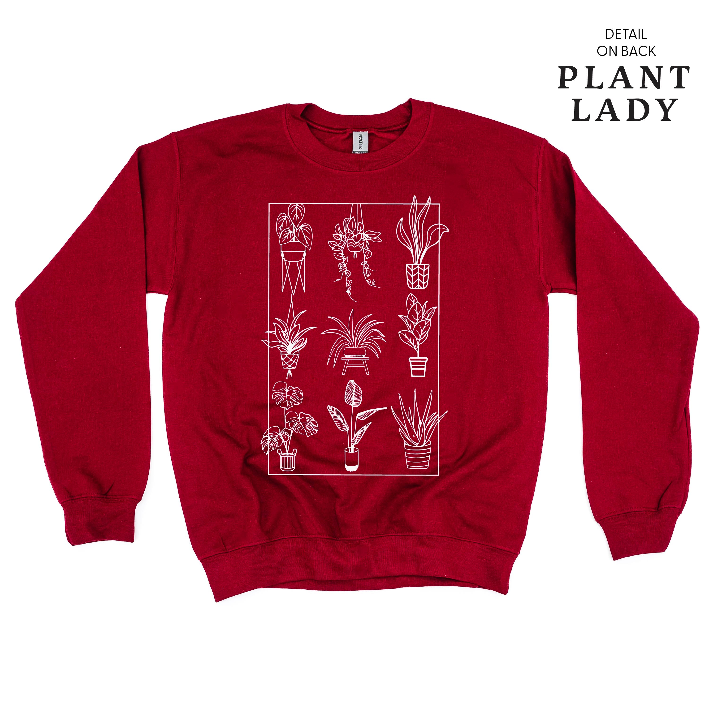 Plant Lady w/ Back Detail - BASIC FLEECE CREWNECK