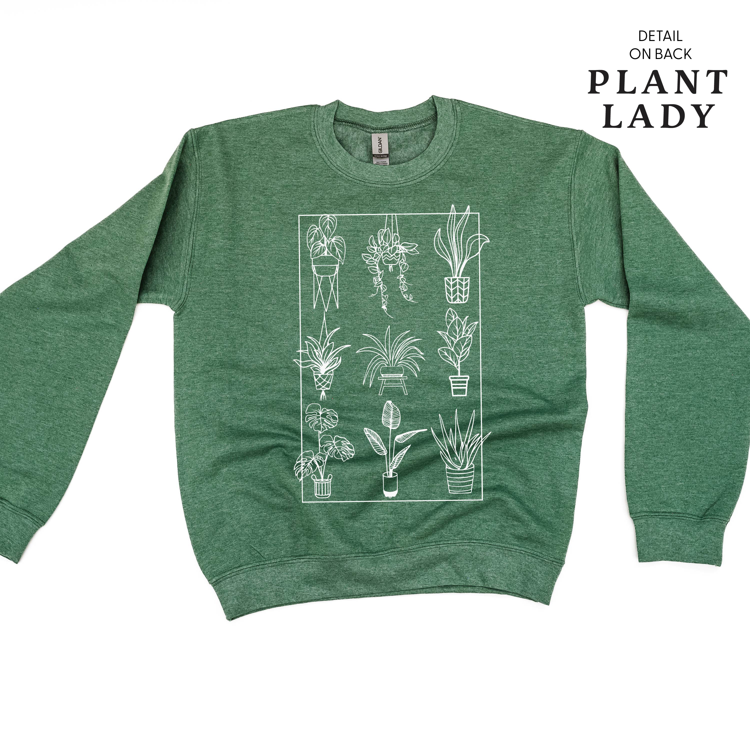 Plant Lady w/ Back Detail - BASIC FLEECE CREWNECK