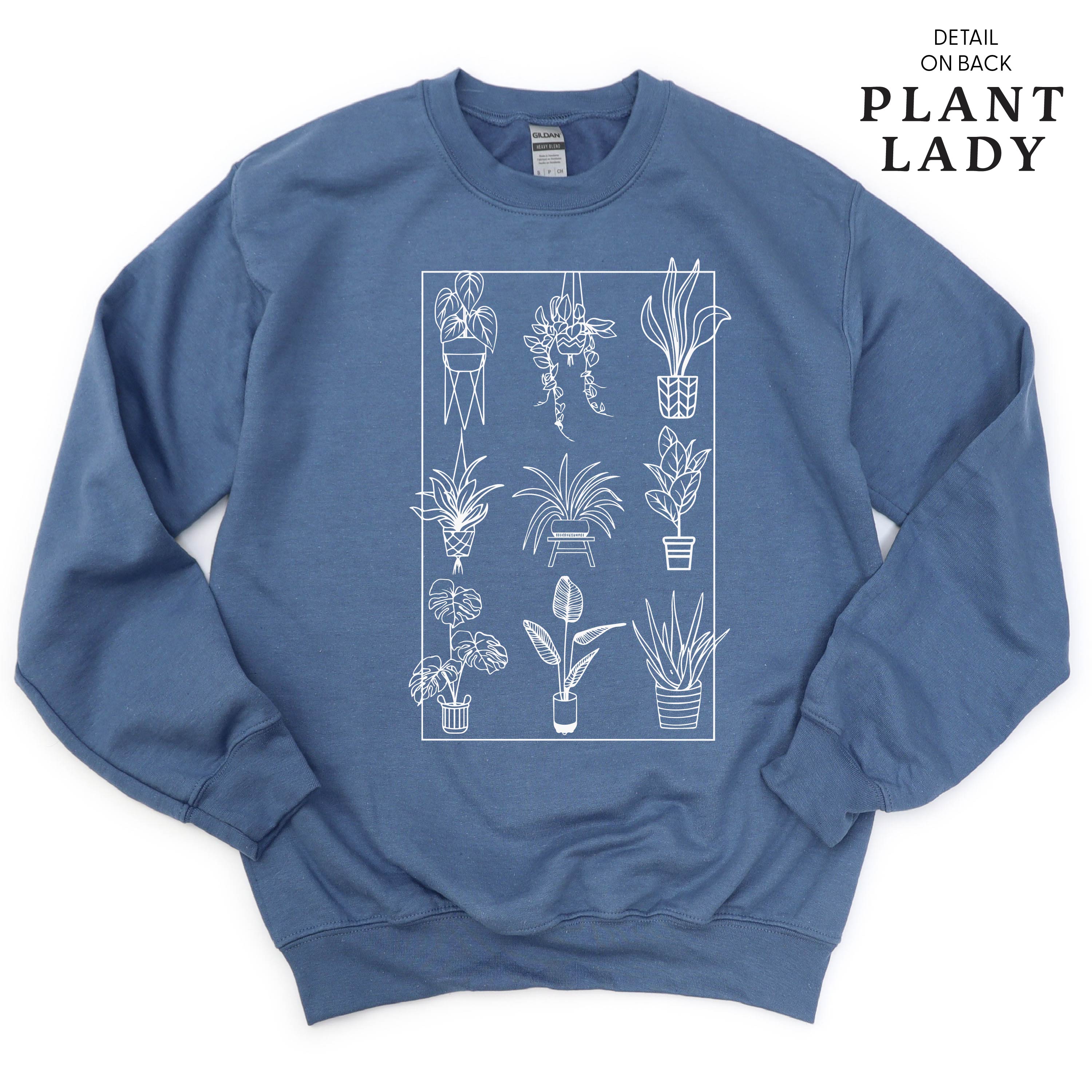 Plant Lady w/ Back Detail - BASIC FLEECE CREWNECK