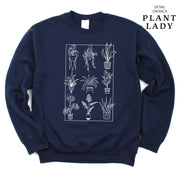 Plant Lady w/ Back Detail - BASIC FLEECE CREWNECK
