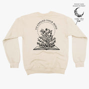 Take the Time (Front Pocket) w/ To Expand Your Mind (Back) - Basic Fleece Little Mama Shirt Shop LLC