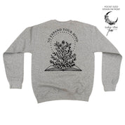 Take the Time (Front Pocket) w/ To Expand Your Mind (Back) - Basic Fleece Little Mama Shirt Shop LLC