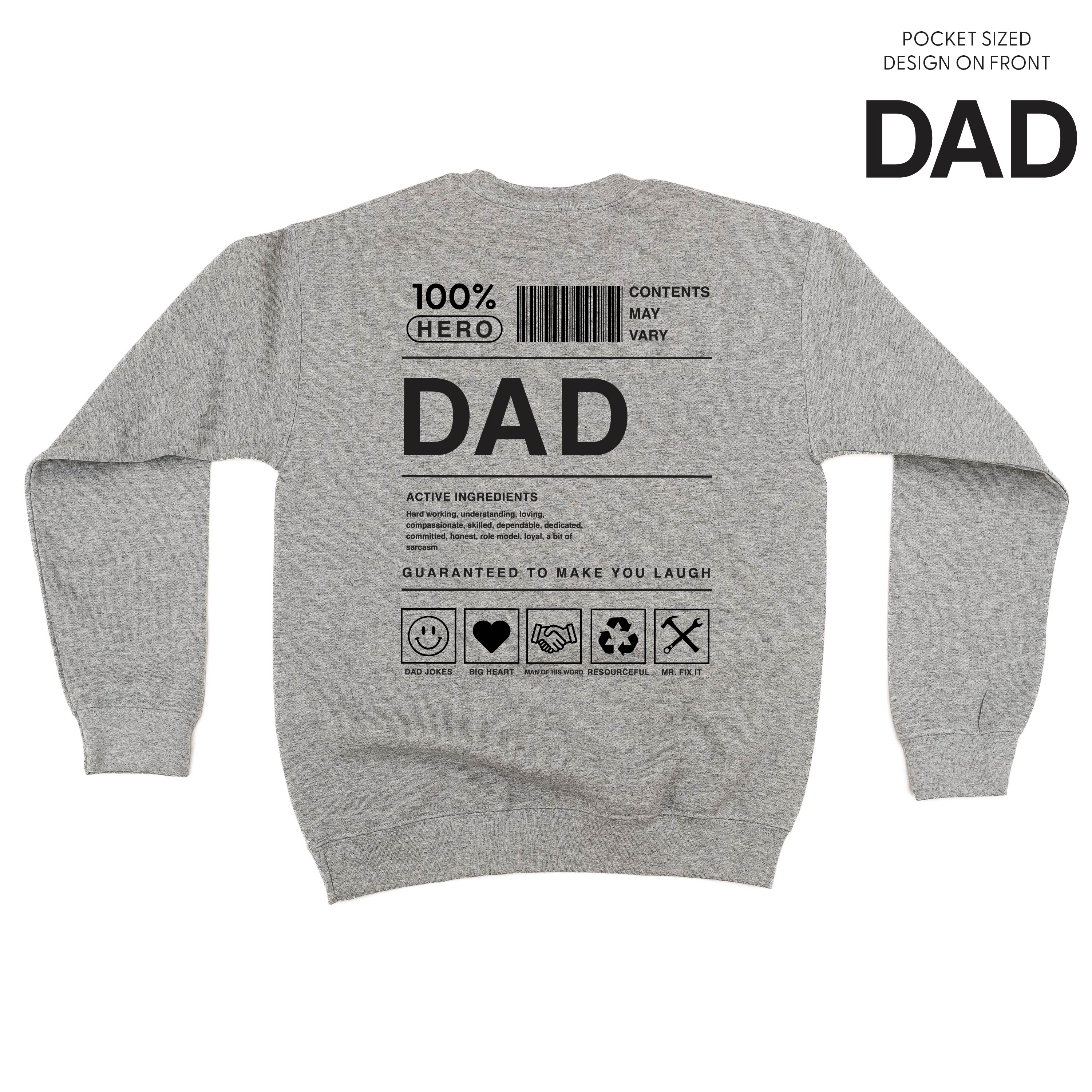 Dad Ingredients - BASIC Fleece Little Mama Shirt Shop LLC