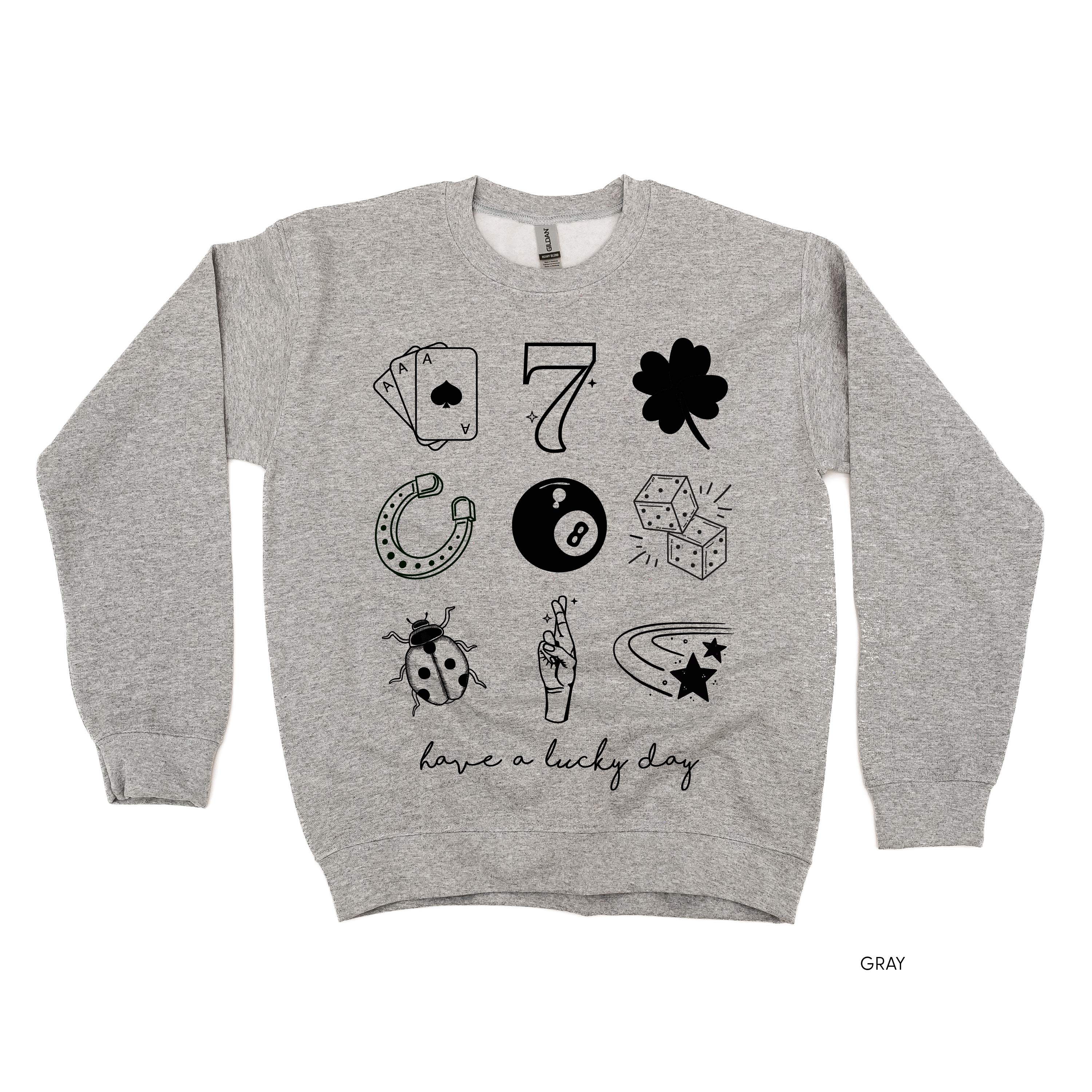 Have A Lucky Day - BASIC Fleece Little Mama Shirt Shop LLC