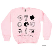 Have A Lucky Day - BASIC Fleece Little Mama Shirt Shop LLC