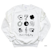 Have A Lucky Day - BASIC Fleece Little Mama Shirt Shop LLC