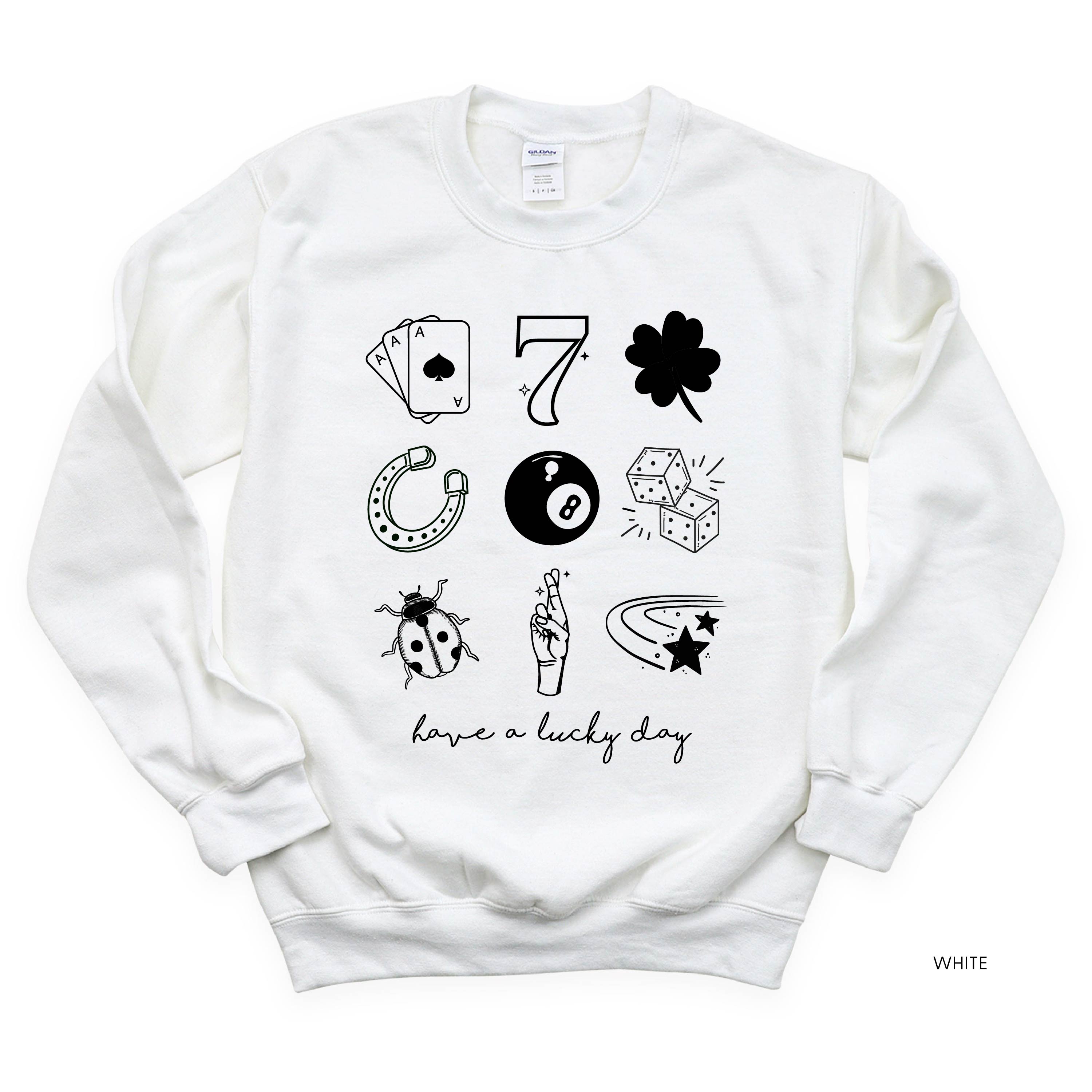Have A Lucky Day - BASIC Fleece Little Mama Shirt Shop LLC