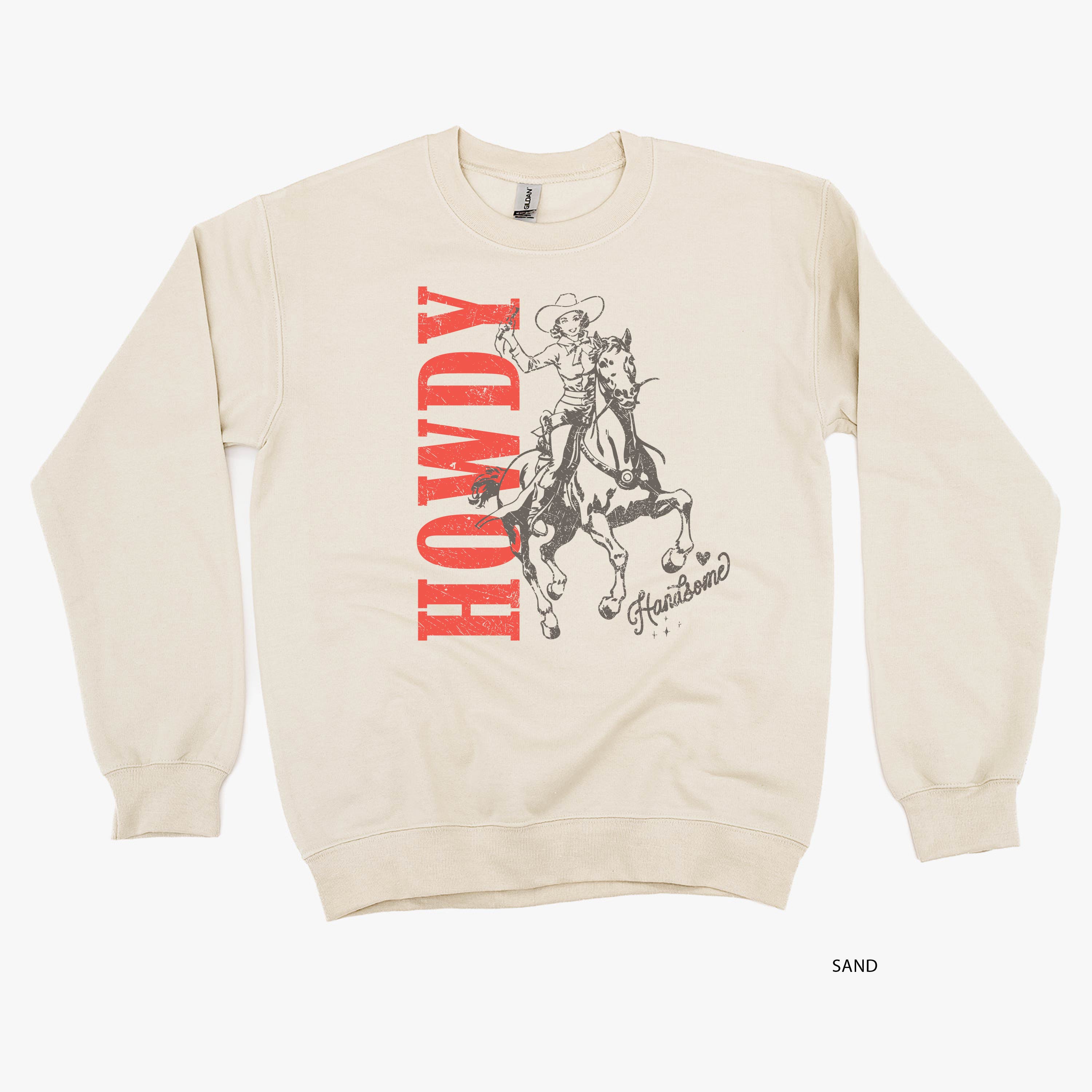 Howdy Handsome - BASIC Fleece Little Mama Shirt Shop LLC