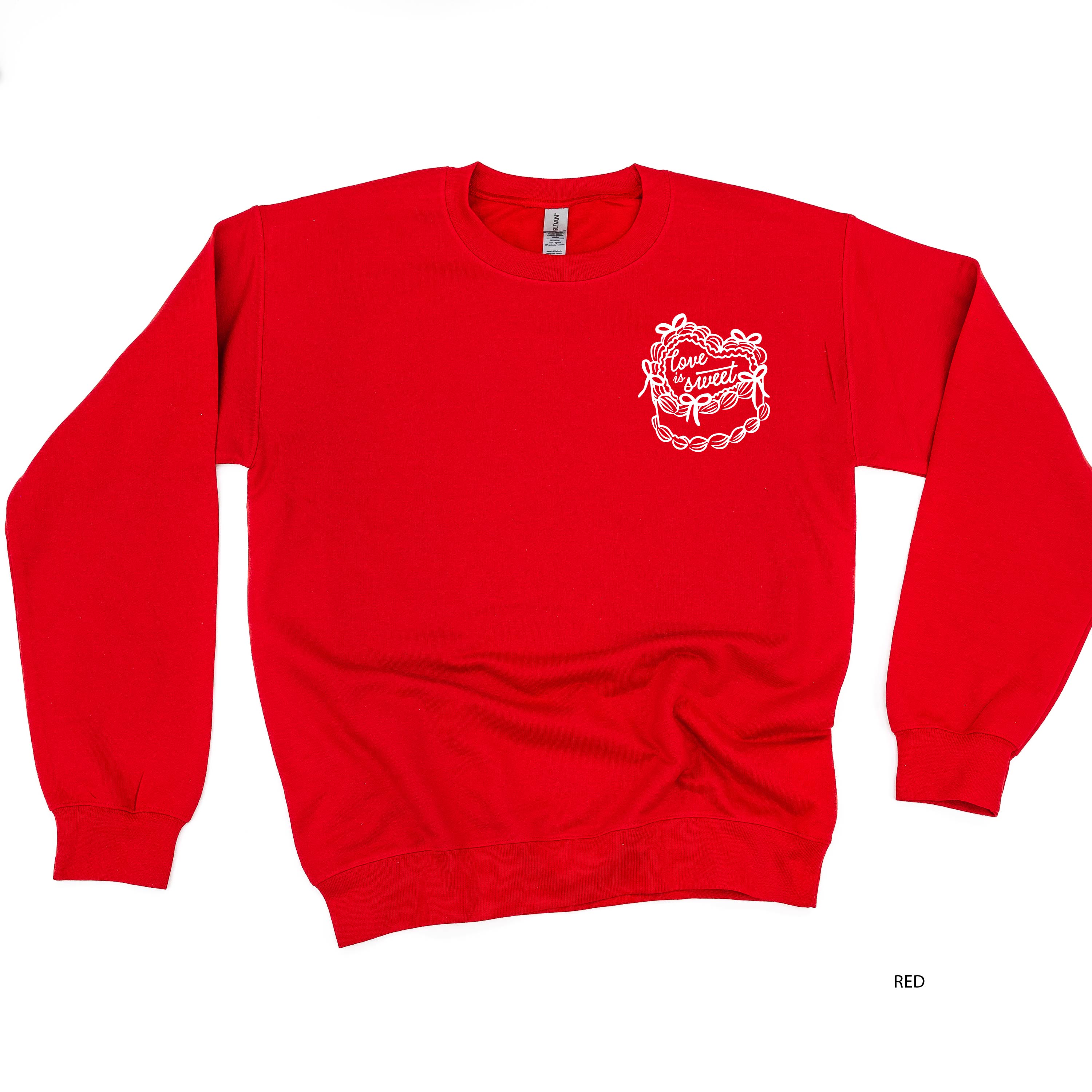 Love Is Sweet (pocket) - BASIC Fleece Little Mama Shirt Shop LLC