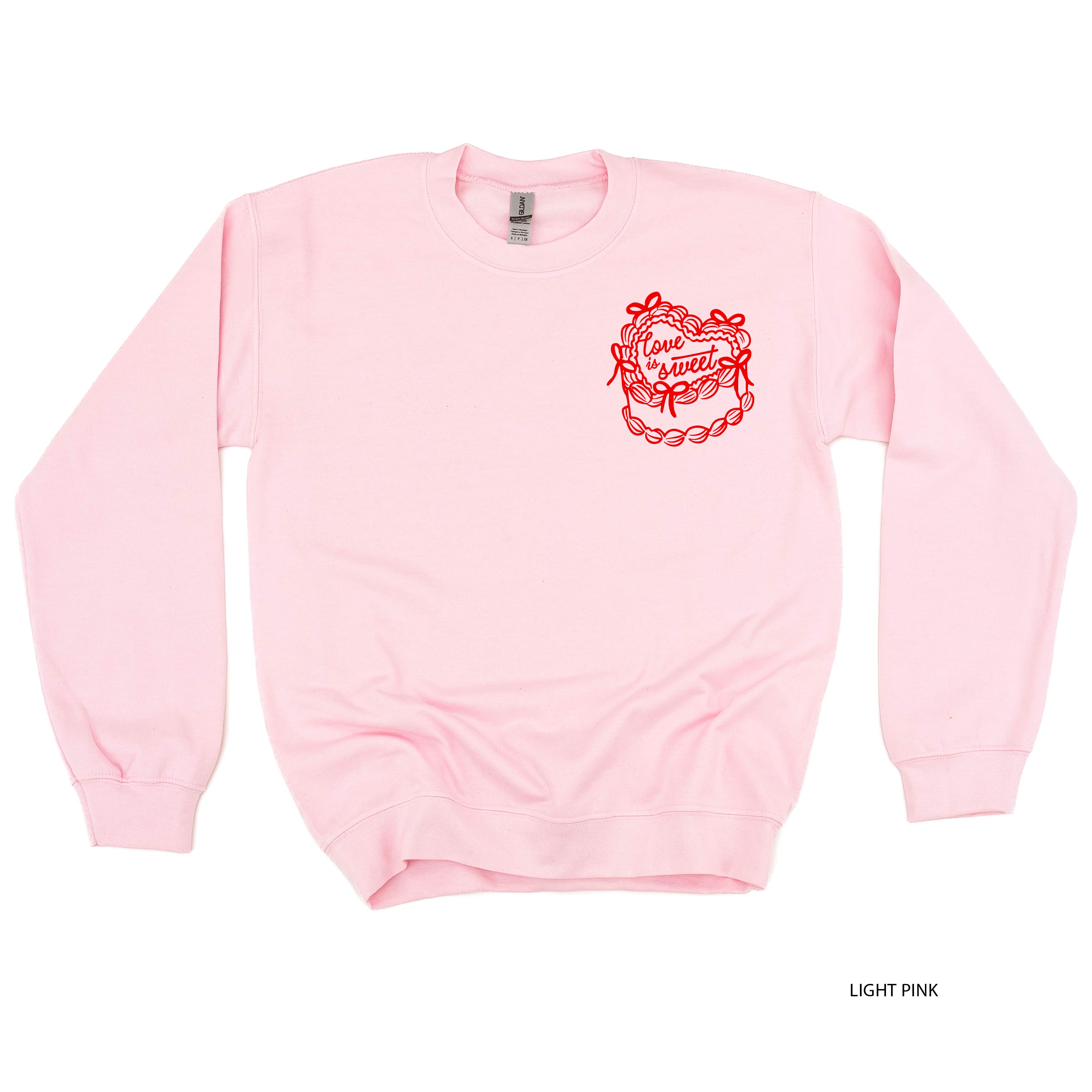 Love Is Sweet (pocket) - BASIC Fleece Little Mama Shirt Shop LLC